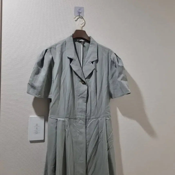 [BUNJANG] MOHAN Mint Green Shirt Dress (S) / MOHAN 민트색 셔츠형 원피스 S사이즈