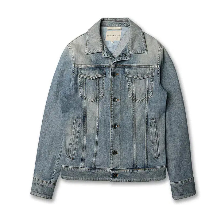 [BUNJANG] Siviglia Italy Cotton Denim Trucker Jacket / 시빌리아 [Siviglia] 연청 이태리 코튼 데님 트러커 자켓 청자켓