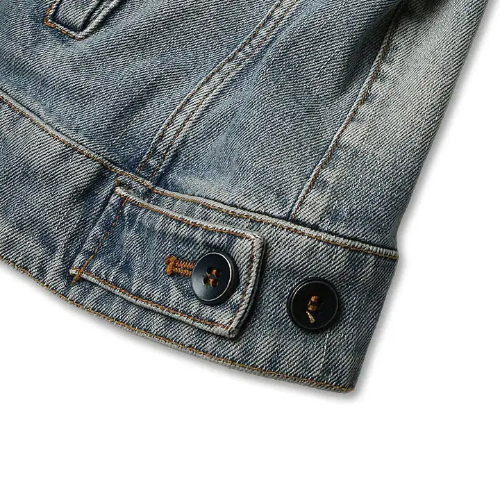 [BUNJANG] Siviglia Italy Cotton Denim Trucker Jacket / 시빌리아 [Siviglia] 연청 이태리 코튼 데님 트러커 자켓 청자켓