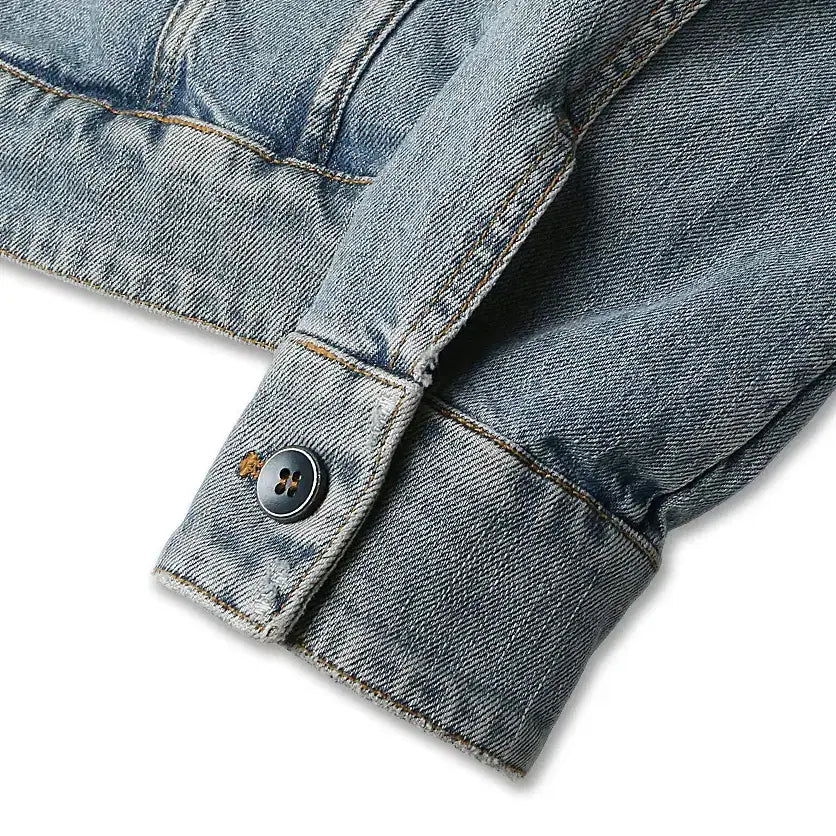 [BUNJANG] Siviglia Italy Cotton Denim Trucker Jacket / 시빌리아 [Siviglia] 연청 이태리 코튼 데님 트러커 자켓 청자켓