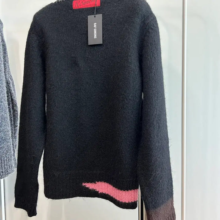 [BUNJANG] Raf Simons Contrasting Detail Knit Pullover / 라프시몬스 컨트라스트 니트 풀오버