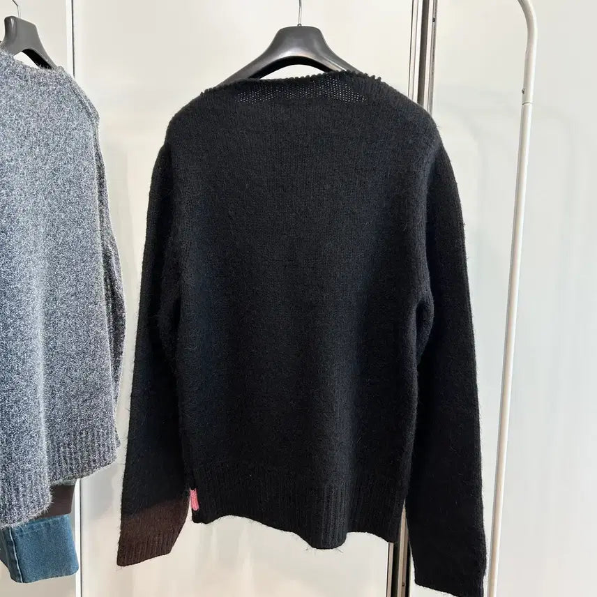 [BUNJANG] Raf Simons Contrasting Detail Knit Pullover / 라프시몬스 컨트라스트 니트 풀오버