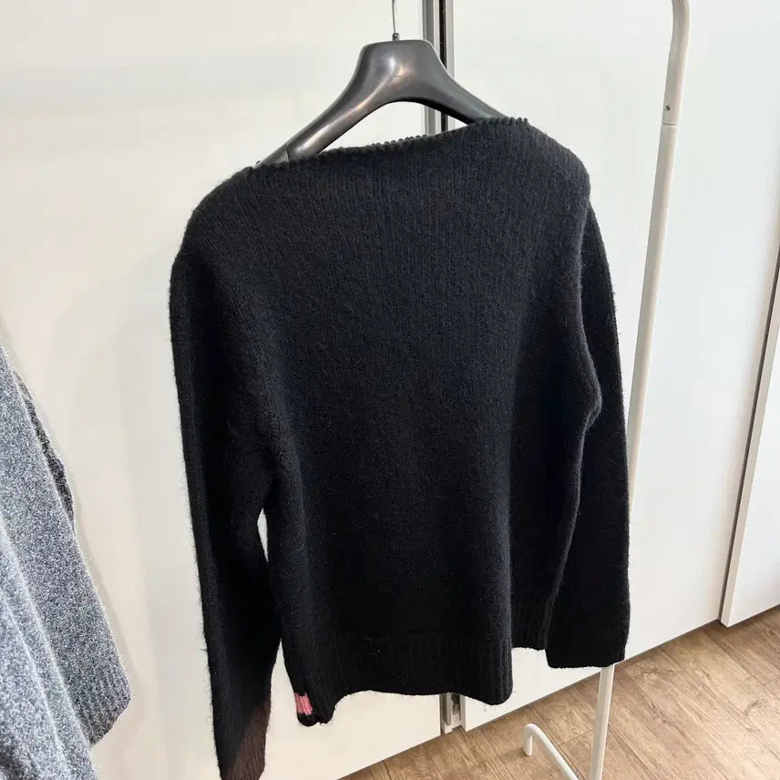 [BUNJANG] Raf Simons Contrasting Detail Knit Pullover / 라프시몬스 컨트라스트 니트 풀오버