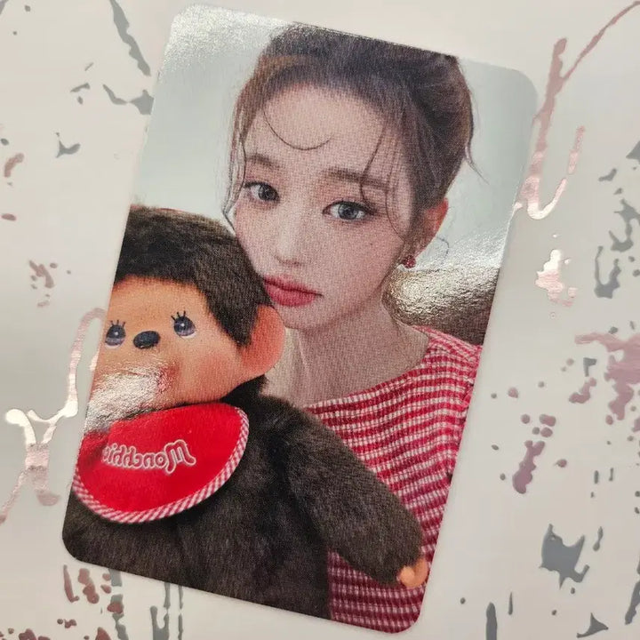 [BUNJANG] AMUSE Wonyoung Monchhichi + Shh! Secret Album (Sealed) / Amuse어뮤즈 몬치치 원영 + 시크릿Shh! 1장(미개봉)