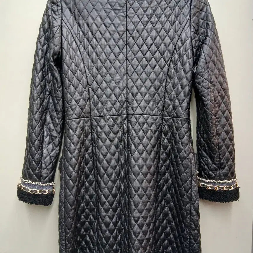 [SOLD OUT] 제시뉴욕 양가죽,양털 퀼팅 롱 자켓 44