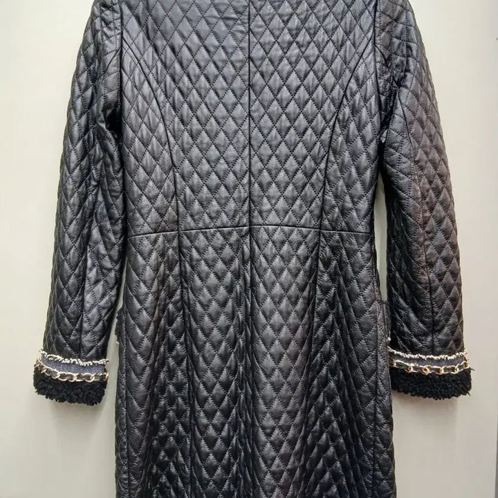 [SOLD OUT] 제시뉴욕 양가죽,양털 퀼팅 롱 자켓 44