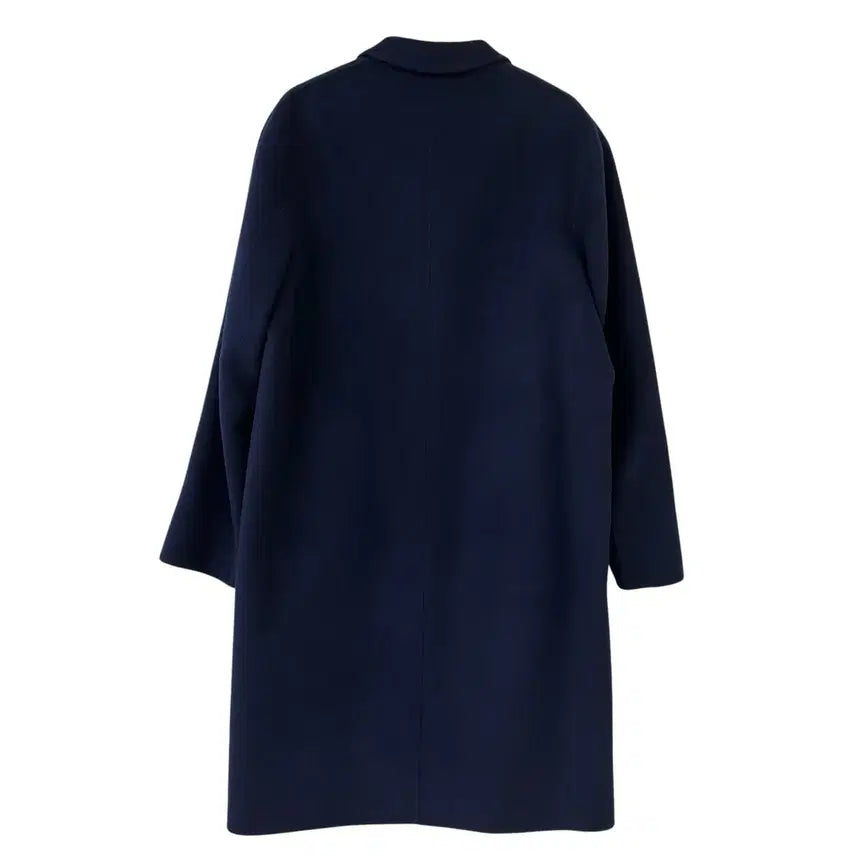 [SOLD OUT] 마마가리 울 캐시미어 세미 오버 핏 코트 네이비 48 정품