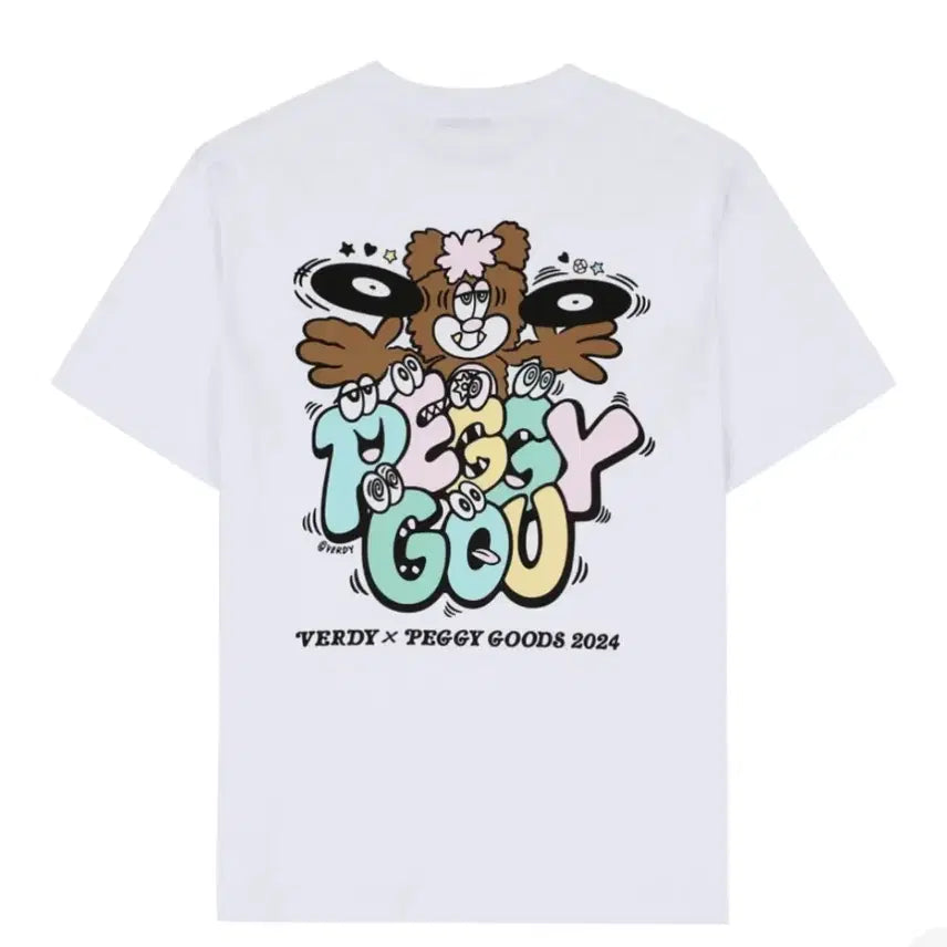 [BUNJANG] Verdy x Peggy Gou White T-shirt [L] / 미개봉 새상품 [L] 베르디 x 페기 구 티셔츠 화이트   상태: 미개봉