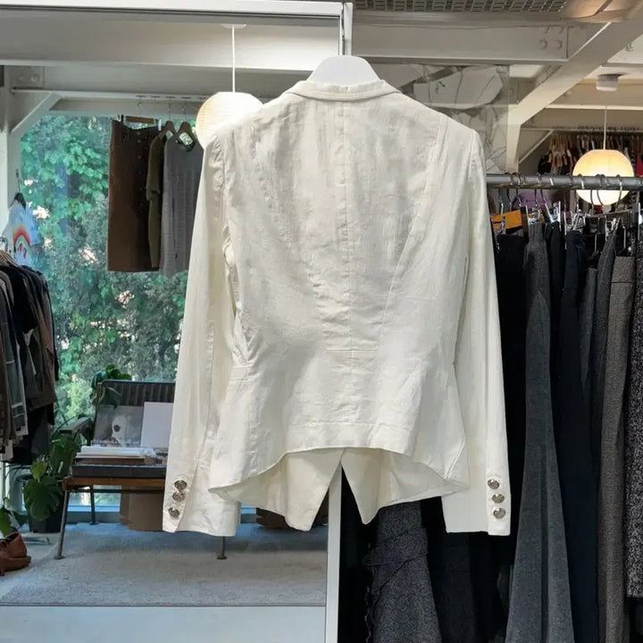 [BUNJANG] Mine Linen Napoleon Jacket / 마인 린넨 나폴레옹 자켓