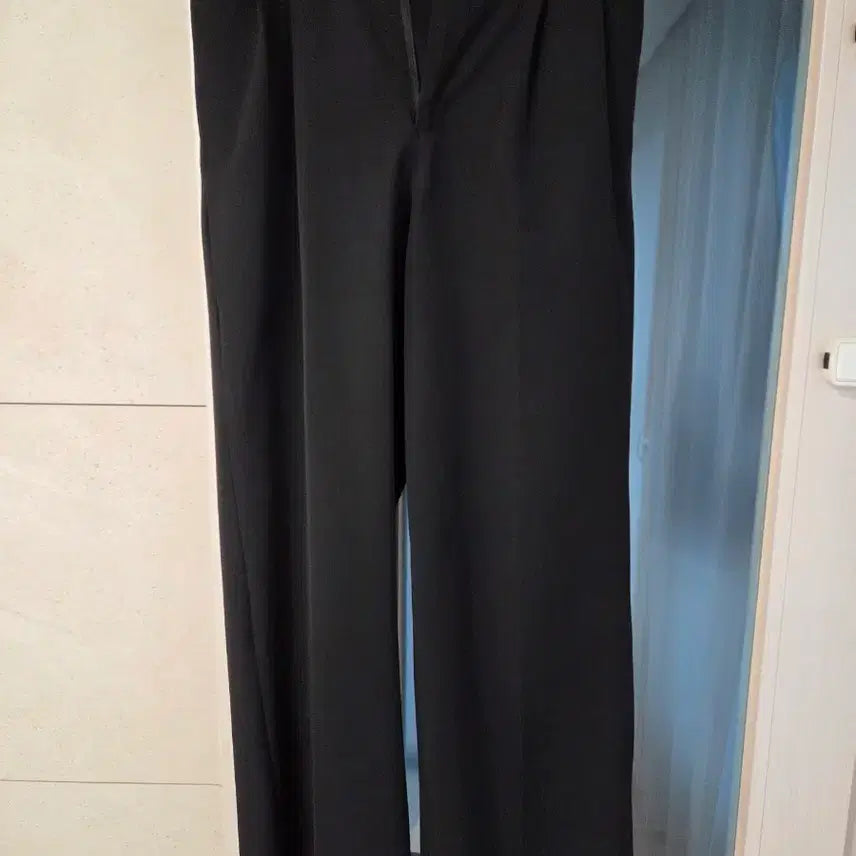 [BUNJANG] Drawfit Two-Tuck Banding Wide Slacks Black L / 드로우핏 투턱 밴딩 와이드 슬랙스 블랙 L 팝니다