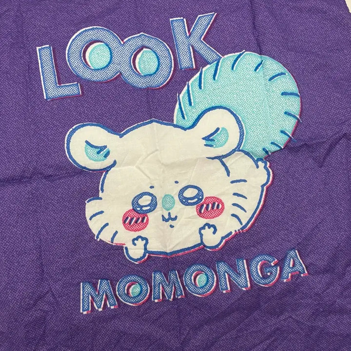 [BUNJANG] Munjeonggwi Chiikawa Momonga Bandana Handkerchief / 미사용) 먼작귀 치이카와 모몽가 반다나 손수건