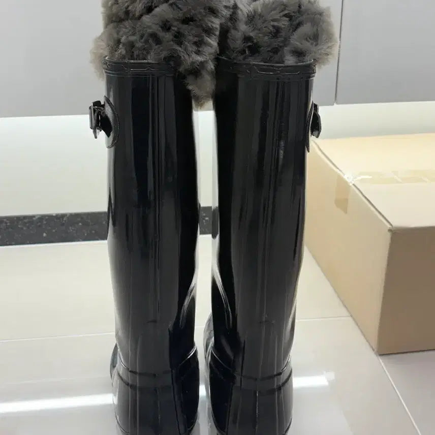 [BUNJANG] Hunter Rain Boots with Fur / 헌터 레인부츠 (퍼 포함)