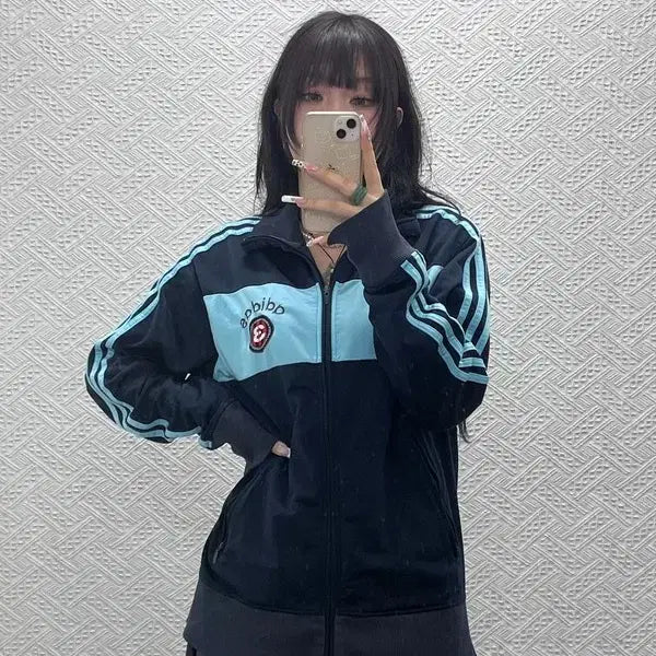 [BUNJANG] 아디다스 올드스쿨 레트로 빈티지 져지 집업 100 C11050 / 아디다스 올드스쿨 레트로 빈티지 져지 집업 100 C11050