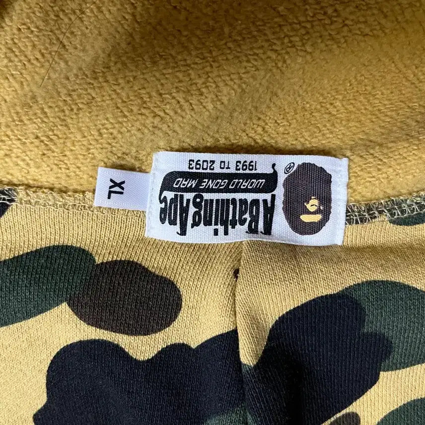 [BUNJANG] BAPE Shark Hoodie Yellow Camo XL / 베이프 샤크후드 황계 xl 팝니다