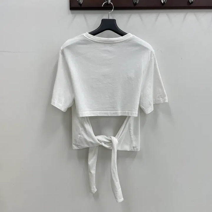 [SOLD OUT] 코스 여성F 보우백 백리본 반팔 티셔츠