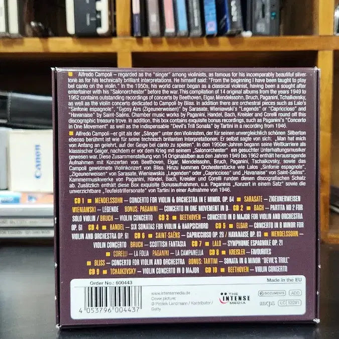 [BUNJANG] 알프레도 캄폴리 10CD 박스 (수입) / 알프레도 캄폴리 10CD 박스 (수입)