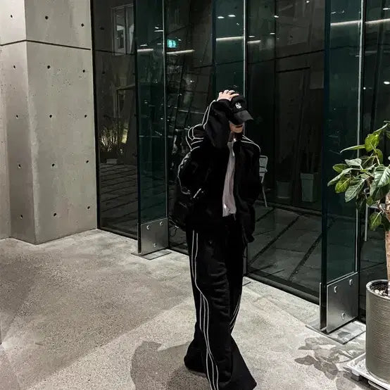 [BUNJANG] 코시하루 블랙 라인 트랙 셋업 / 코시하루 블랙 라인 트랙 셋업