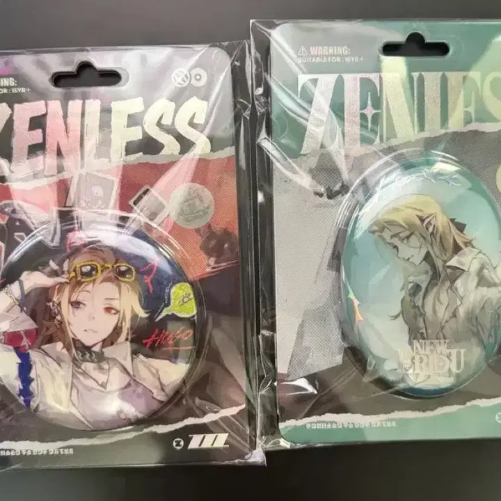 [BUNJANG] Zenless Zone Zero Hugo 2-Piece Can Badge Set / 젠존제 휴고 캔뱃지 2종