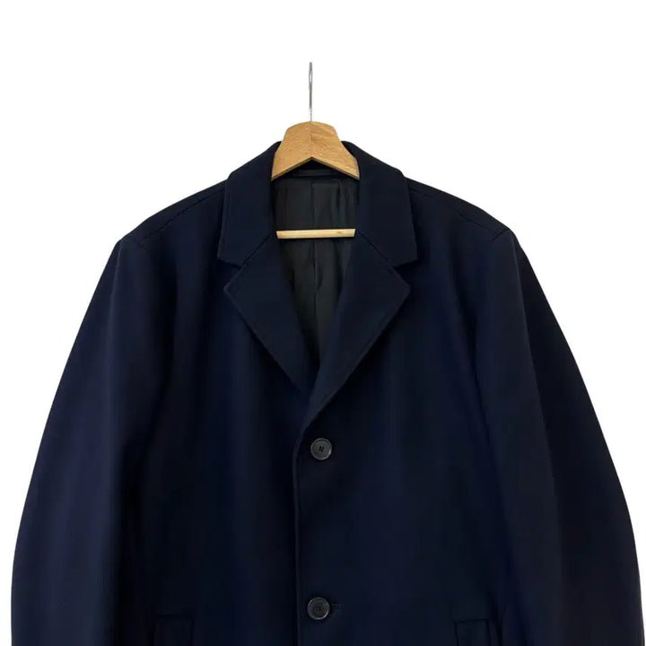 [SOLD OUT] 띠어리 울 캐시미어 싱글 코트 네이비 L 정품