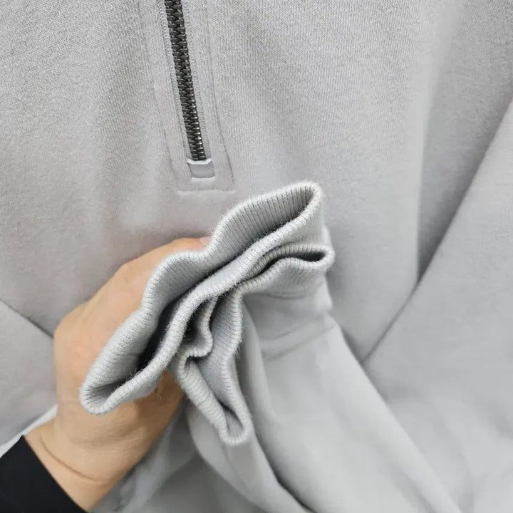 [SOLD OUT] 노스페이스 하프집업 후드티 회색