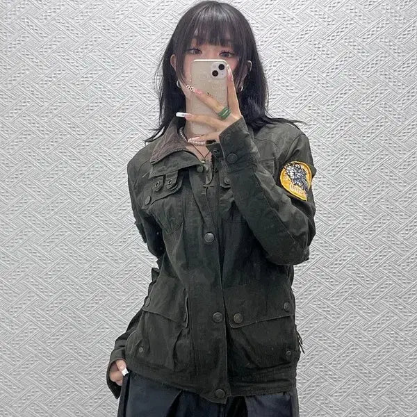 [SOLD OUT] 슈퍼드라이빈티지 밀리터리 리미티드 바버 워크 자켓 95 C11052