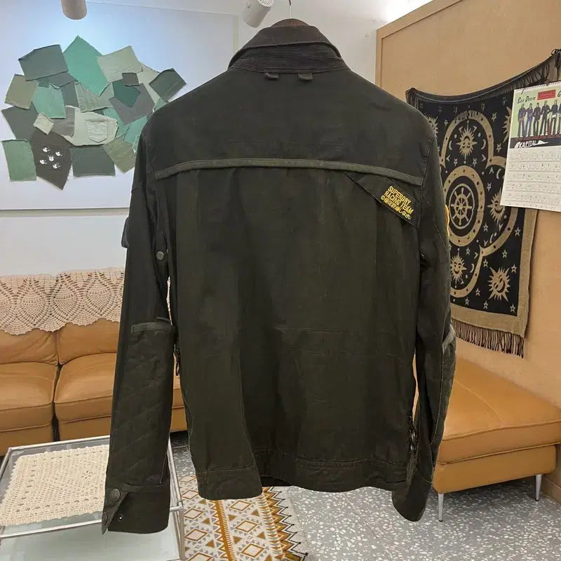 [SOLD OUT] 슈퍼드라이빈티지 밀리터리 리미티드 바버 워크 자켓 95 C11052