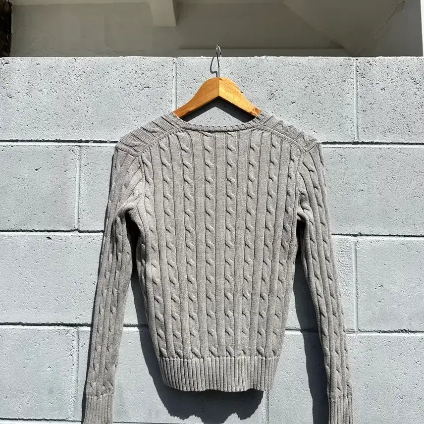 [BUNJANG] 폴로 랄프로렌 브이넥 케이블 니트 / 폴로 랄프로렌 브이넥 케이블 니트