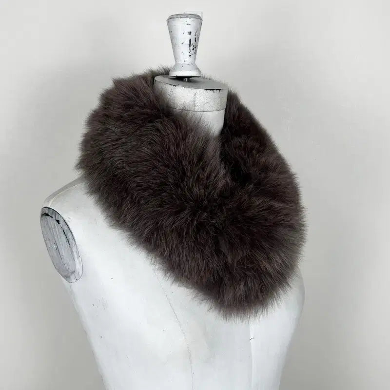 [BUNJANG] RaDen Fox Fur Magnetic Scarf Muffler / 상태굿 폭스 퍼 자석 목도리 머플러 여성 겨울/라덴