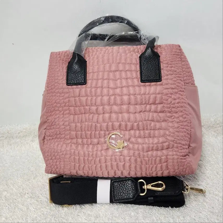 [BUNJANG] CARLYN Cozy Quilted Shoulder Bag / [새상품] 칼린 코지백 핑크 퀼팅 숄더백 크로스백