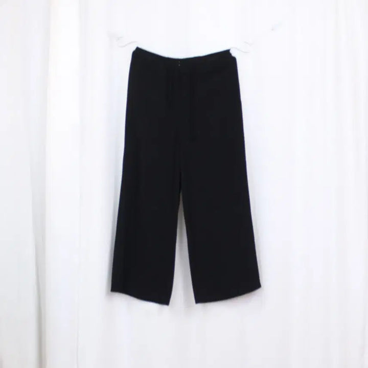[BUNJANG] Benetton Wide Fit Side Banding Functional Slacks (Size 42) / [정품] 베네통 여성 와이드핏 사이드 밴딩 기능성 슬랙스 (42) 상상샵