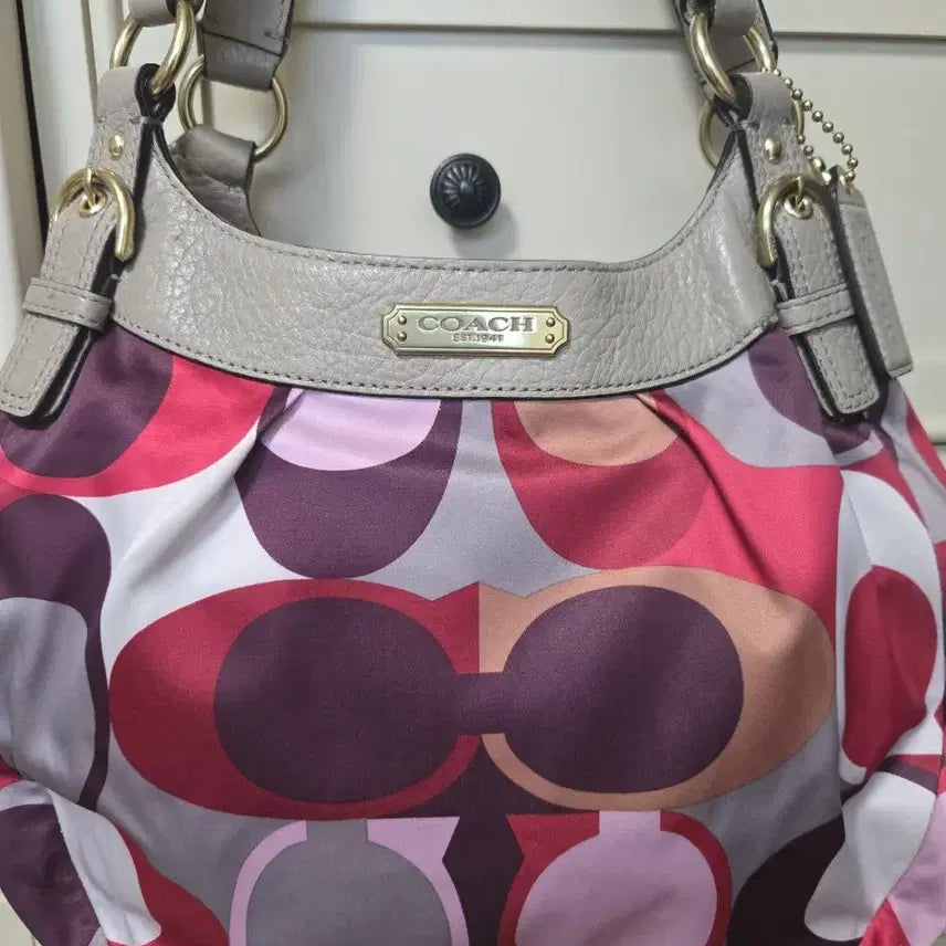 [BUNJANG] Coach Signature Pattern Shoulder Bag / 코치 시그니처 패턴 숄더백