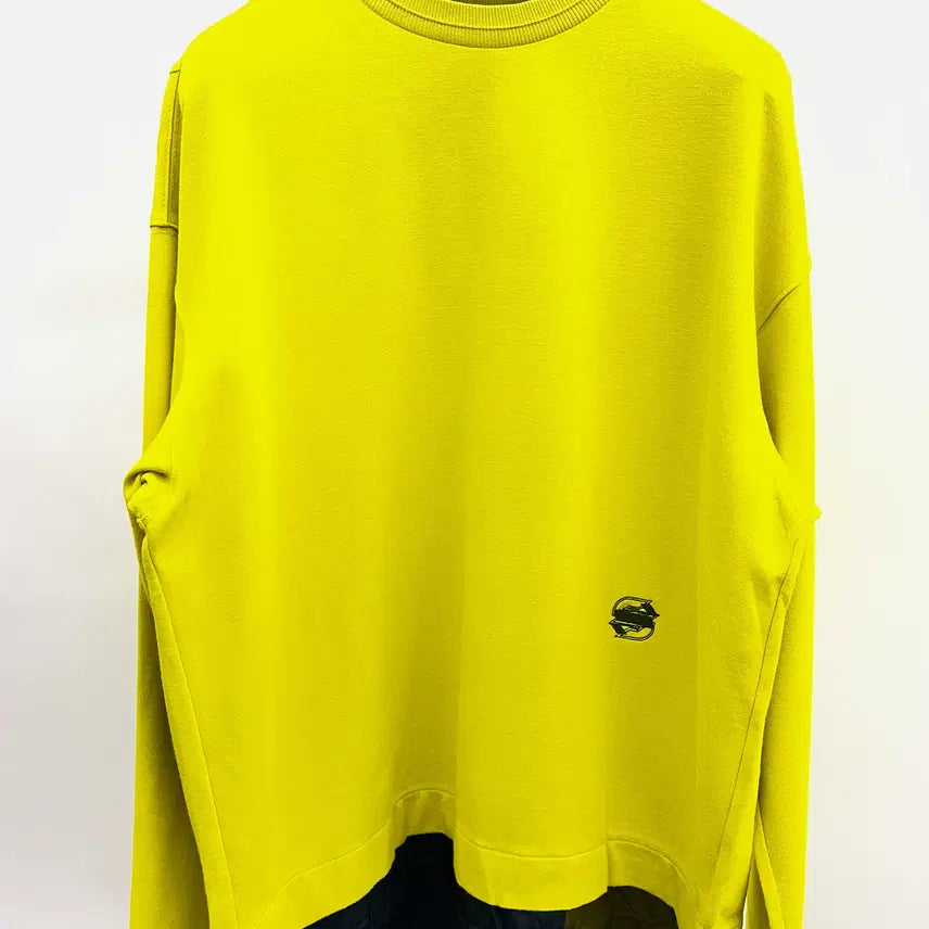 [BUNJANG] System Homme Woven Mix Long Sleeve T-Shirt / 시스템옴므 우븐믹스 긴팔 쭉티셔츠