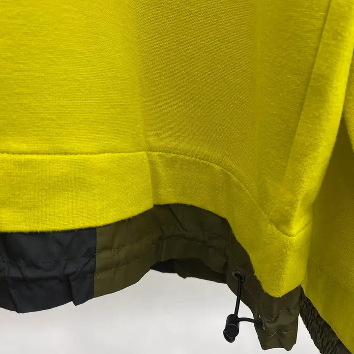 [BUNJANG] System Homme Woven Mix Long Sleeve T-Shirt / 시스템옴므 우븐믹스 긴팔 쭉티셔츠