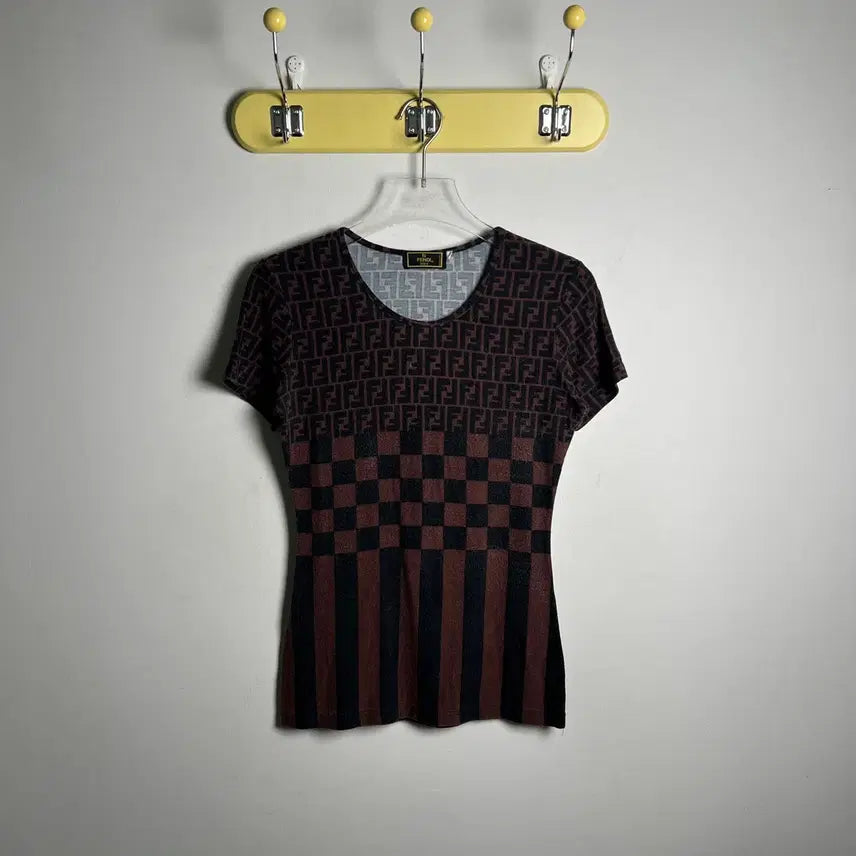 [BUNJANG] Fendi FF Monogram Short Sleeve T-shirt / 90&