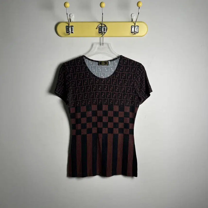 [BUNJANG] Fendi FF Monogram Short Sleeve T-shirt / 90&