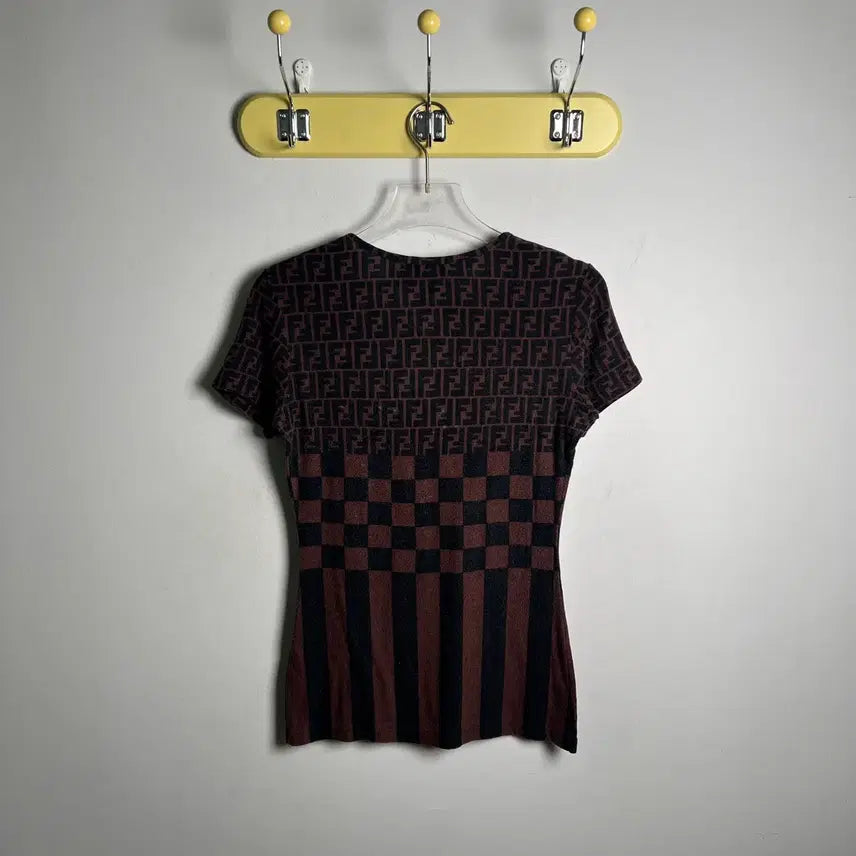 [BUNJANG] Fendi FF Monogram Short Sleeve T-shirt / 90&