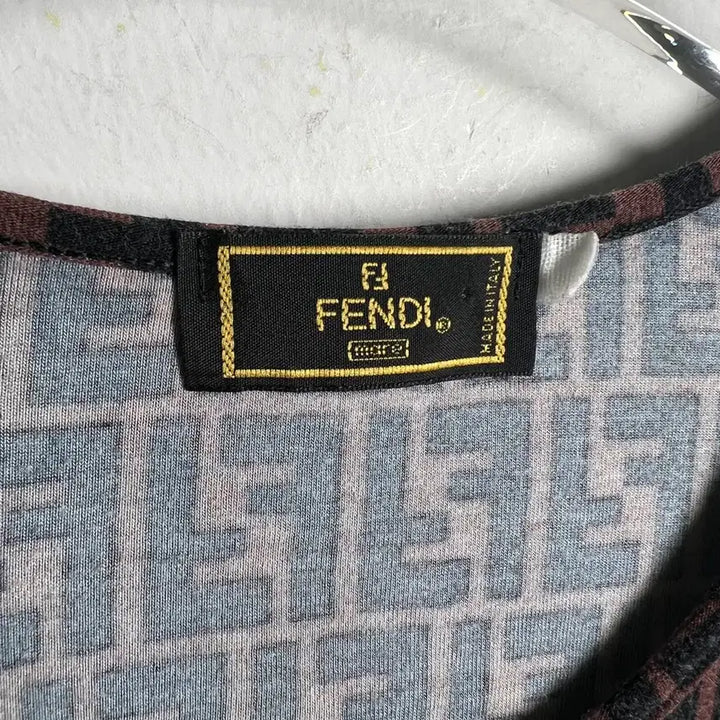 [BUNJANG] Fendi FF Monogram Short Sleeve T-shirt / 90&