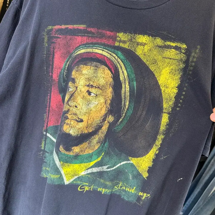 [BUNJANG] Bob Marley Vintage Printed T-Shirt / [105]밥말리 프린팅 티셔츠