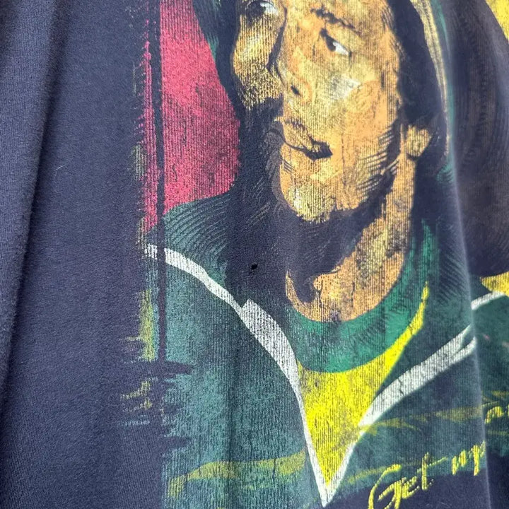 [BUNJANG] Bob Marley Vintage Printed T-Shirt / [105]밥말리 프린팅 티셔츠