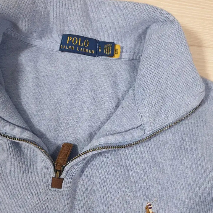 [BUNJANG] Polo Ralph Lauren Half-Zip Knit Sweater / [ QR ] 폴로 랄프로렌 _ 면 100% _ 반집업 니트