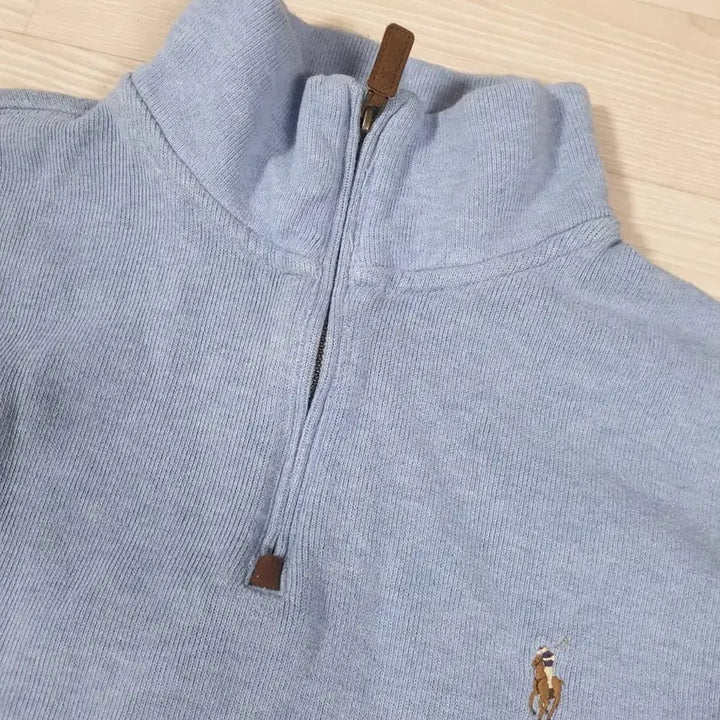 [BUNJANG] Polo Ralph Lauren Half-Zip Knit Sweater / [ QR ] 폴로 랄프로렌 _ 면 100% _ 반집업 니트