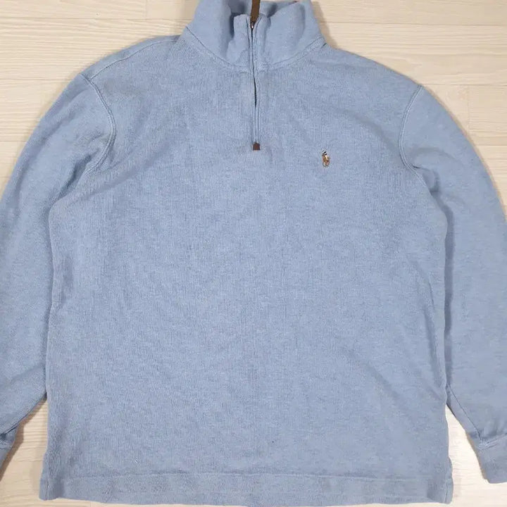 [BUNJANG] Polo Ralph Lauren Half-Zip Knit Sweater / [ QR ] 폴로 랄프로렌 _ 면 100% _ 반집업 니트