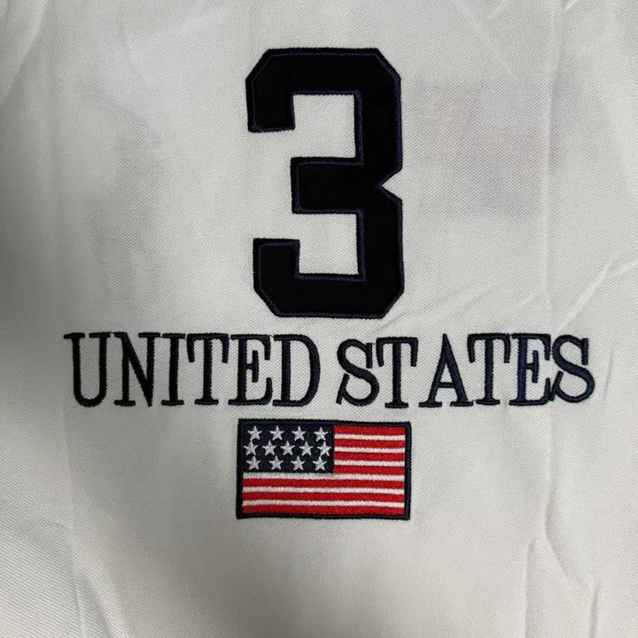 [BUNJANG] Polo Big Pony American Flag Polo Shirt / 폴로 빅포니 성조기 카라티 화이트