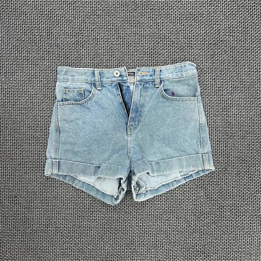 [BUNJANG] Sculptor Camp Crew Denim Shorts / 스컬프터 캠프크루 데님 숏팬츠