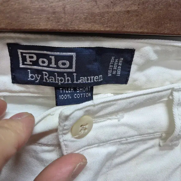 [BUNJANG] Polo Chino Half Pants White / 폴로 치노 하프팬츠 화이트