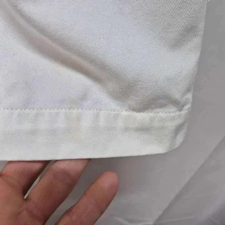 [BUNJANG] Polo Chino Half Pants White / 폴로 치노 하프팬츠 화이트