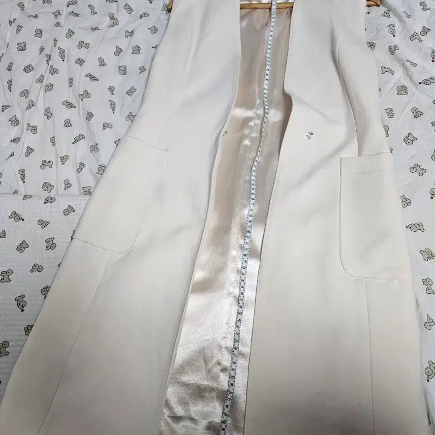 [BUNJANG] TIME Cream Long Vest (F) / 한섬 TIME 타임 크림 롱 조끼 (F)