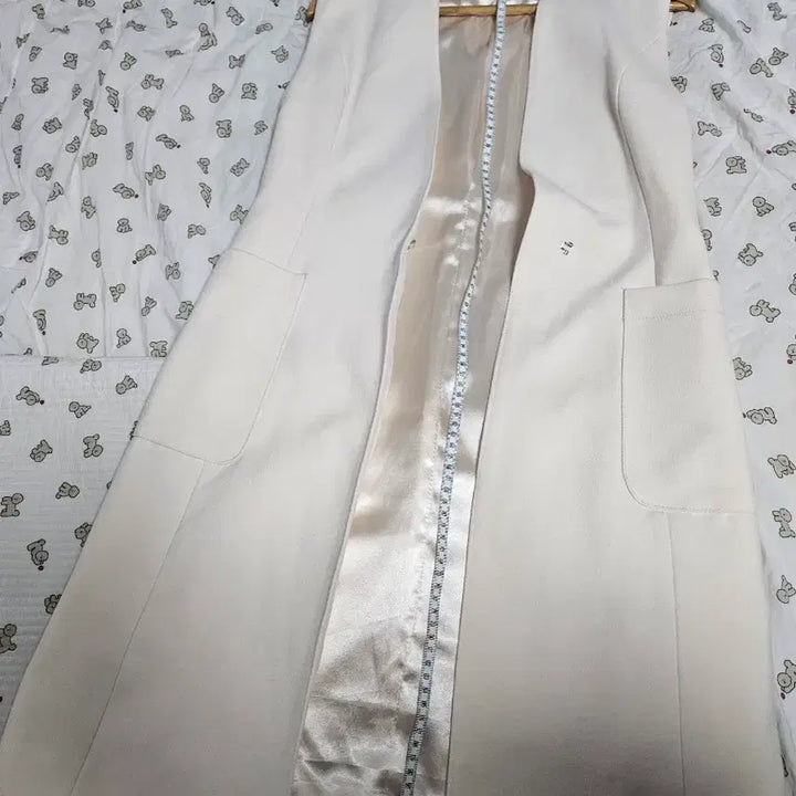 [BUNJANG] TIME Cream Long Vest (F) / 한섬 TIME 타임 크림 롱 조끼 (F)