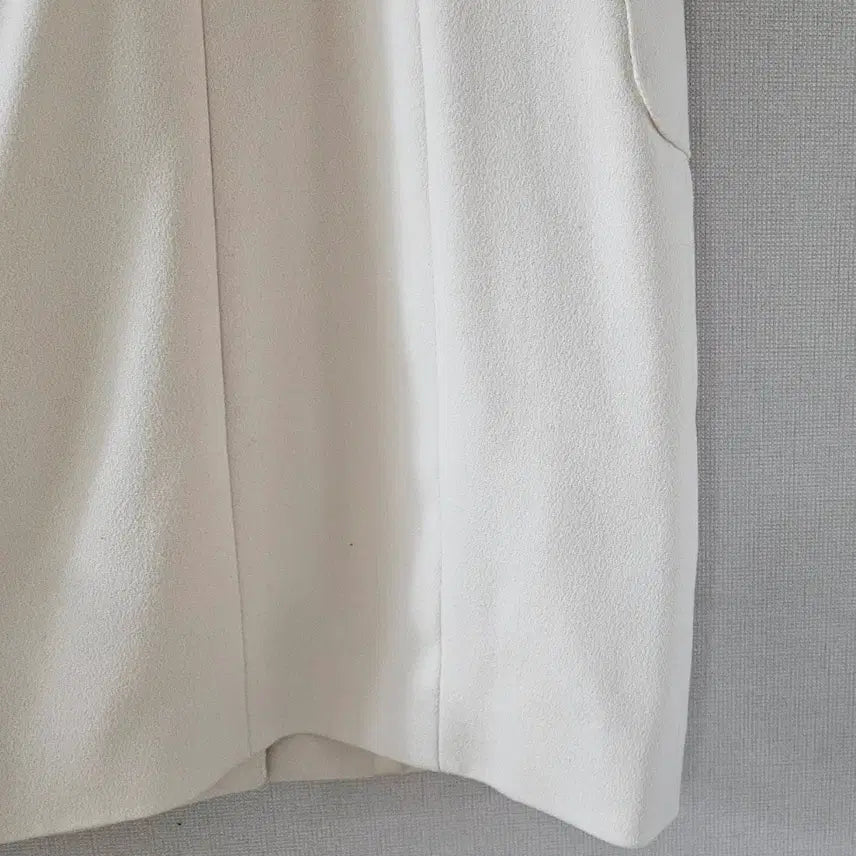 [BUNJANG] TIME Cream Long Vest (F) / 한섬 TIME 타임 크림 롱 조끼 (F)