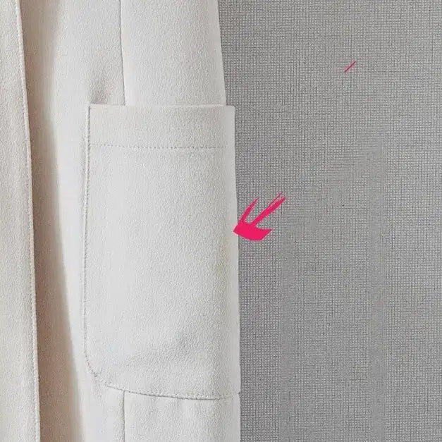 [BUNJANG] TIME Cream Long Vest (F) / 한섬 TIME 타임 크림 롱 조끼 (F)